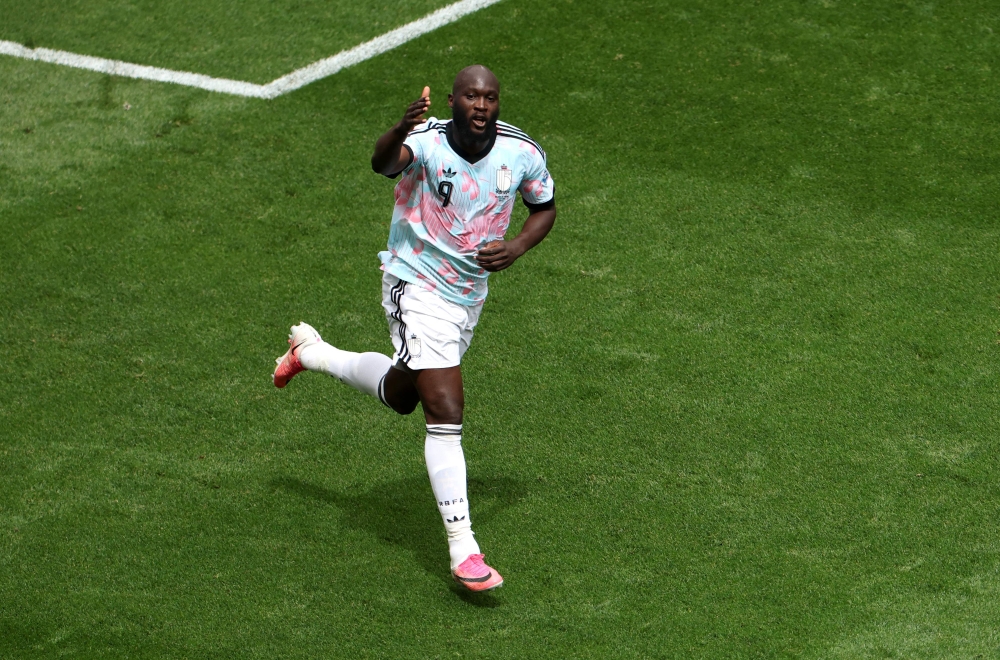 Romelu Lukaku of Belgium reacts after scoring his team’s first goal during the FIFA World Cup 2026 Round of 32 match against Senegal at Seattle Stadium on July 1, 2026. — AFP pic