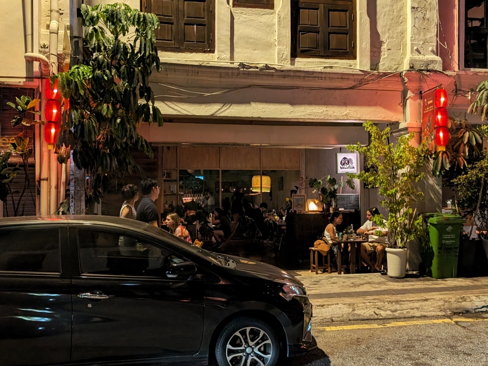 'Unassuming' is probably not the first word that comes to mind when describing a bar on Petaling Street, but Wawafish’s tiny sign means it doesn’t quite 'stand out' either. 