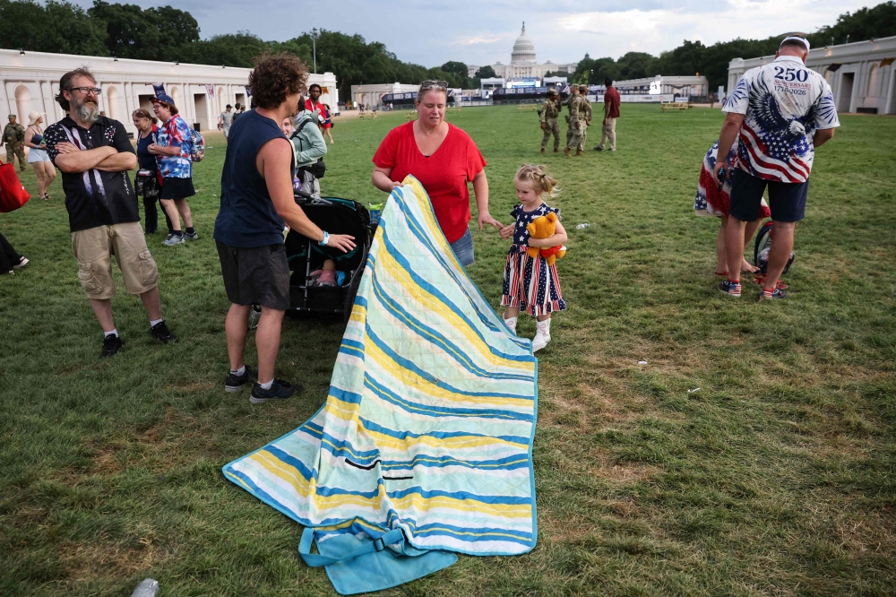 Temperatures rising: Severe weather disrupts Trump’s America 250 celebration