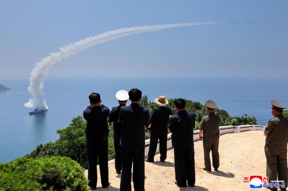 After botched launch, North Korea’s Kang Kon destroyer fires missiles in fresh weapons test