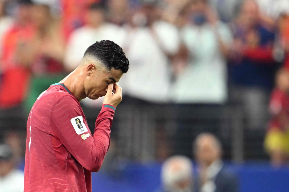 Close to tears and on his own as Ronaldo’s World Cup dream ends