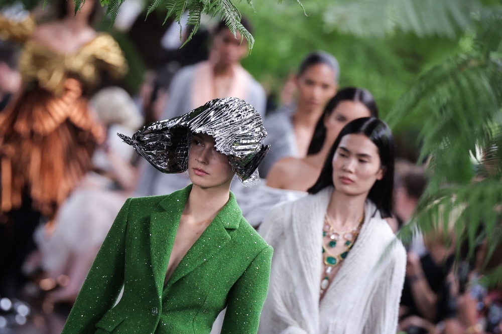 Paris Haute Couture Week: Dior’s Anderson returns to catwalk after Taylor Swift wedding dress triumph