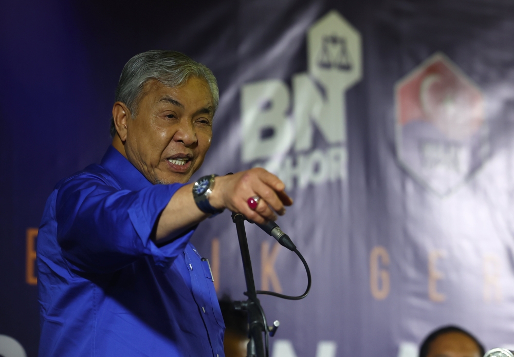 No conflict: Zahid says Johor under BN would stay aligned with Putrajaya