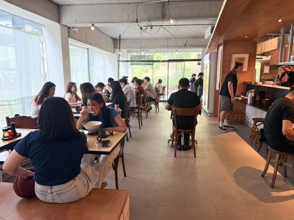 Limited seats are available at the counter to watch how your ‘ramen’ is prepared. — Picture by Lee Khang Yi