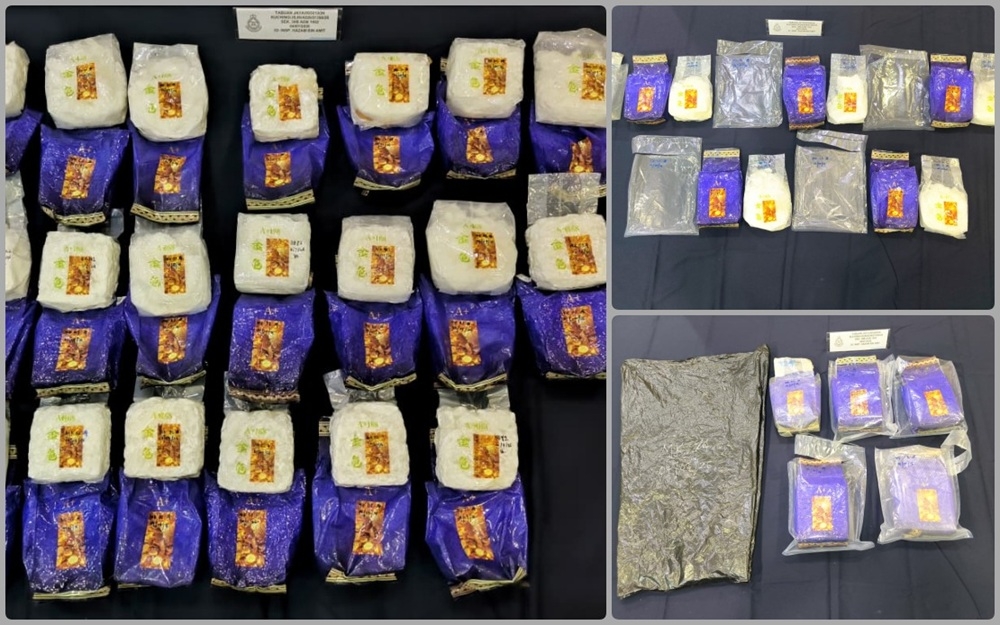Police bust drop‑and‑collect drug syndicate in Kuching, arrest seven and seize RM1.35m meth
