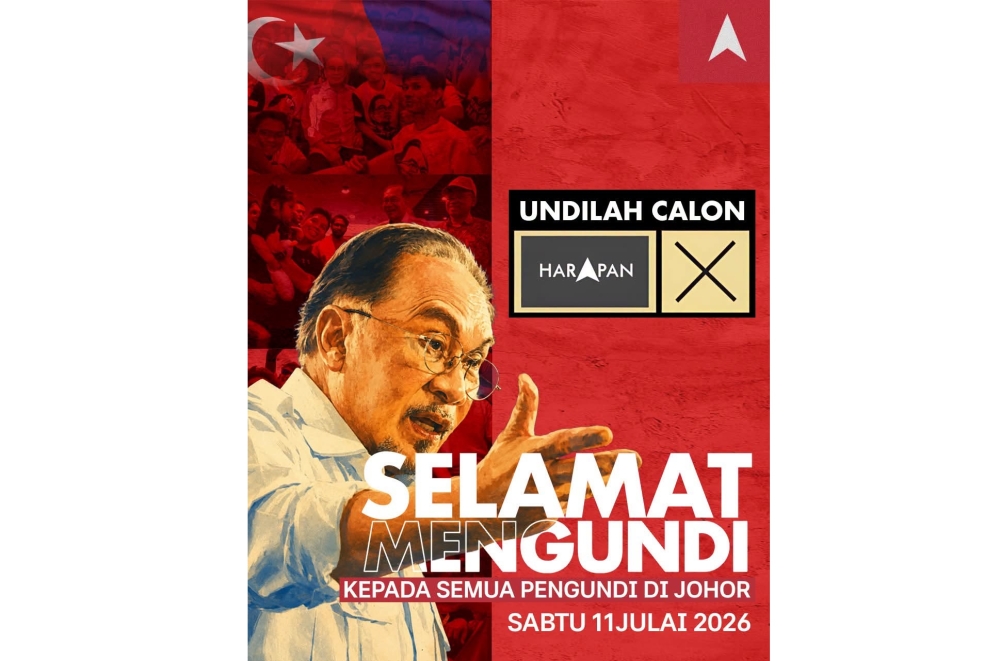Tomorrow decides Johor’s future, Anwar calls: Return home and vote for fairness