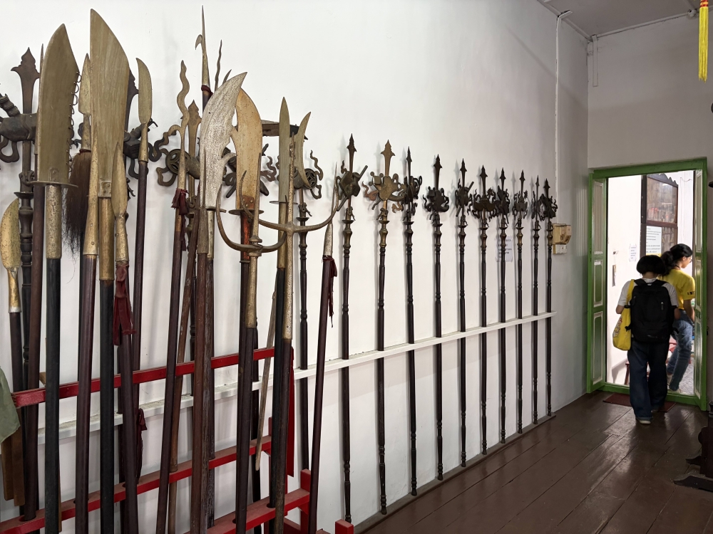 Relics of Soon Tuck Wooi Koon’s past glory in lion dance and martial arts. — Picture by Opalyn Mok