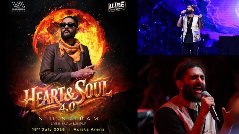 Three sold-out shows and counting: Sid Sriram returns to KL for ‘Heart & Soul 4.0’ on July 18