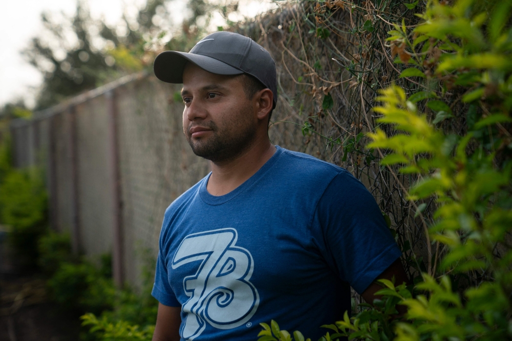 José Contreras, 30, poses for a photo in Edinburg, Texas, on July 10, 2026. — AFP pic 