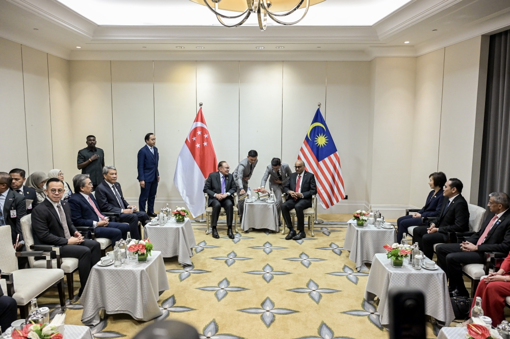 Singapore president gets down to business with PM Anwar in 40-minute meeting in KL state visit