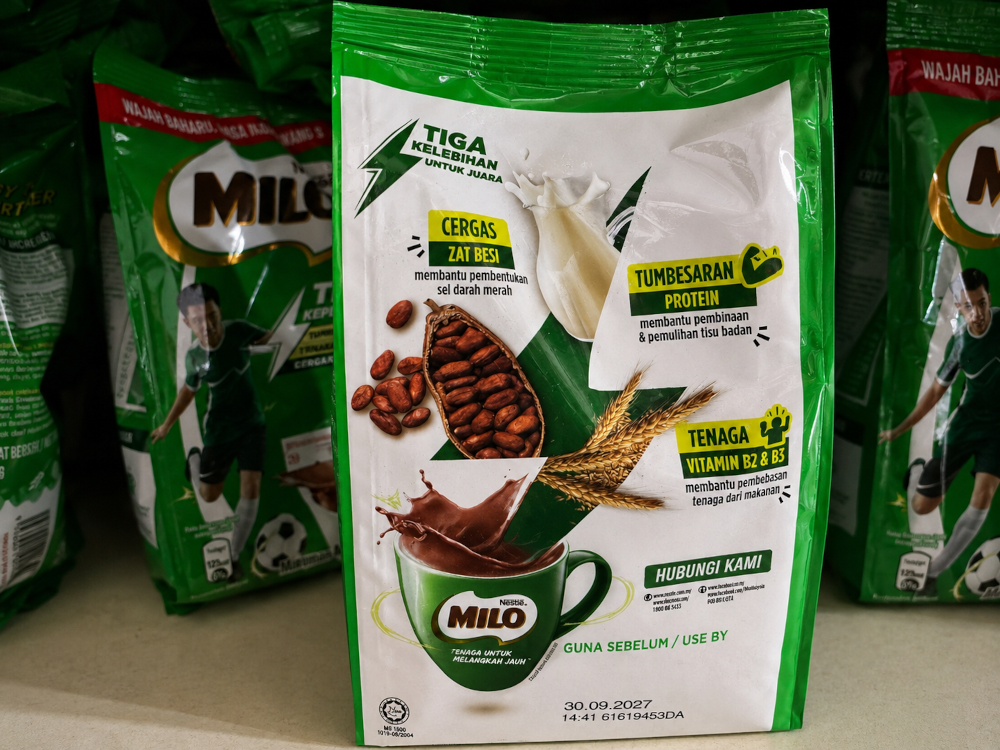 Higher prices on Milo today makes it difficult to be included in the trolley. 