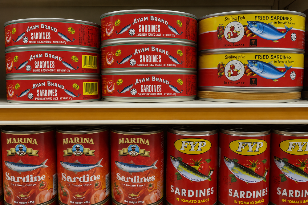Sardines often complete a dinner menu at home. — Picture by Soo Wern Jun 