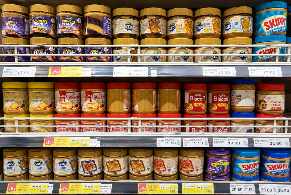 Peanut butter is still a household favourite. 