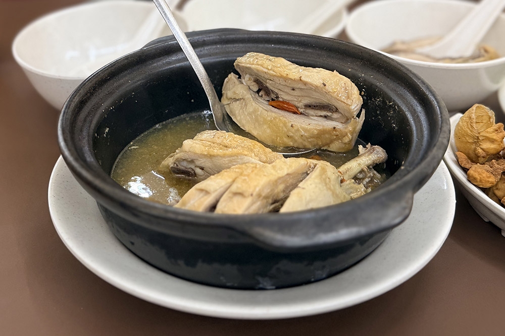 Herbal salted chicken. — Picture by CK Lim