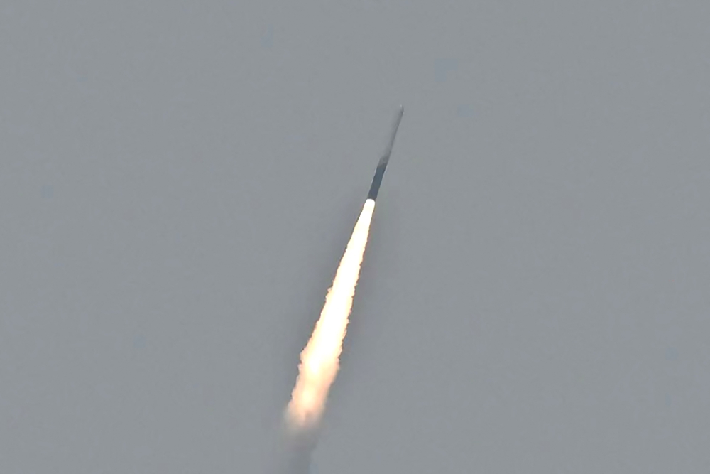 ‘Hello space, we have arrived’: India’s first private orbital launch succeeds