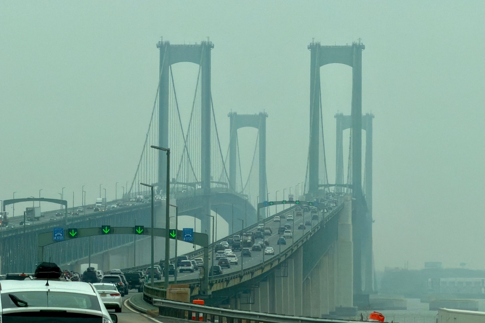 Wildfire smoke crashes World Cup final party in New York