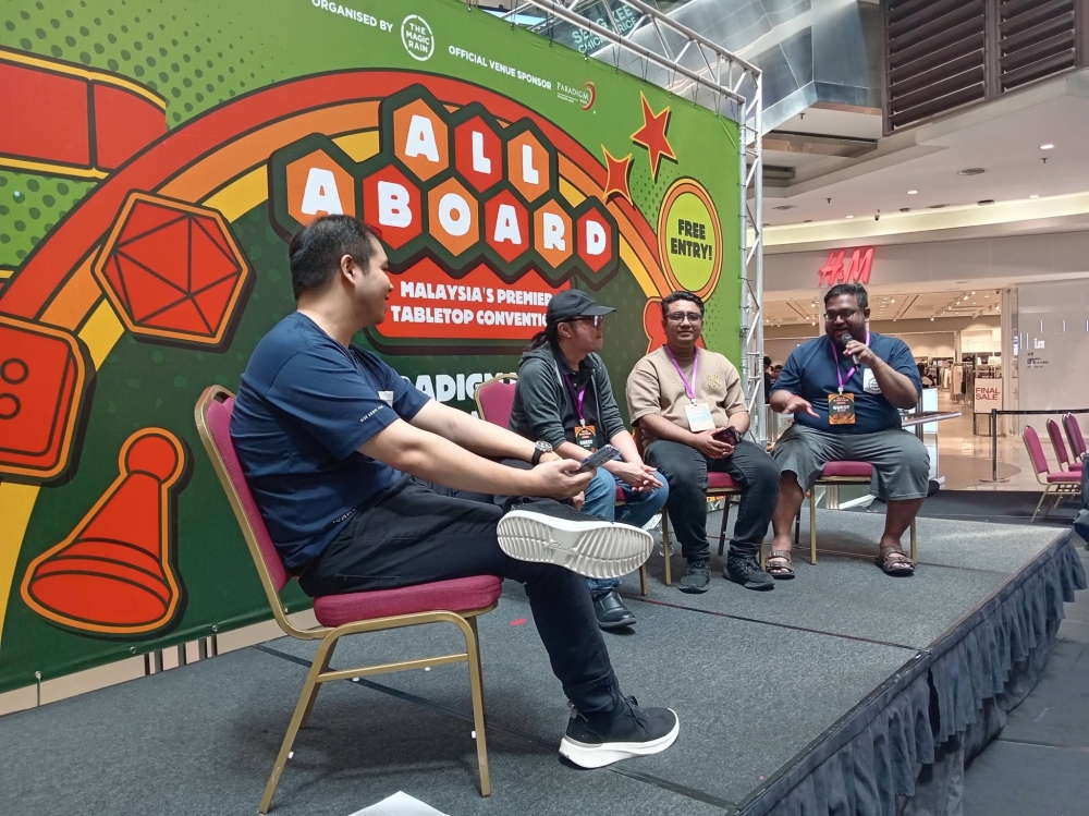 Panel discussion on tabletop gaming held as part of All Aboard 2026’s programme. — Picture via Facebook/All Aboard