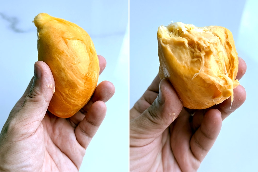 The fat-fleshed Black Thorn: sweet and custardy. — Pictures by CK Lim