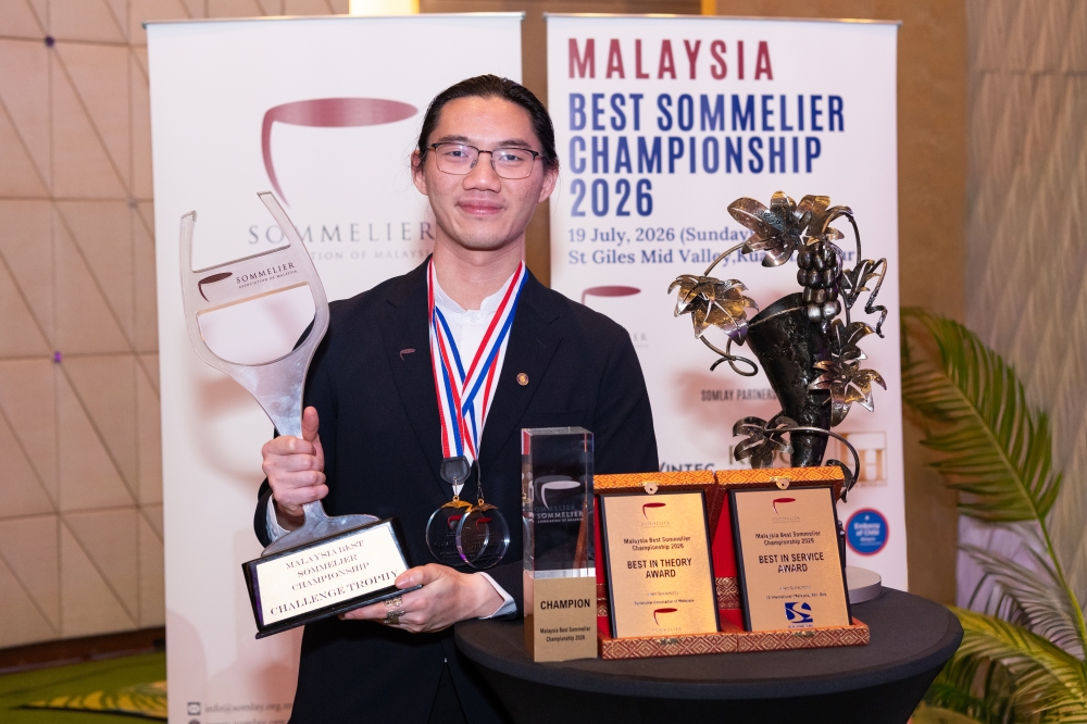 Arthur Chang crowned champion of Malaysia Best Sommelier Championship 2026, sweeps four awards