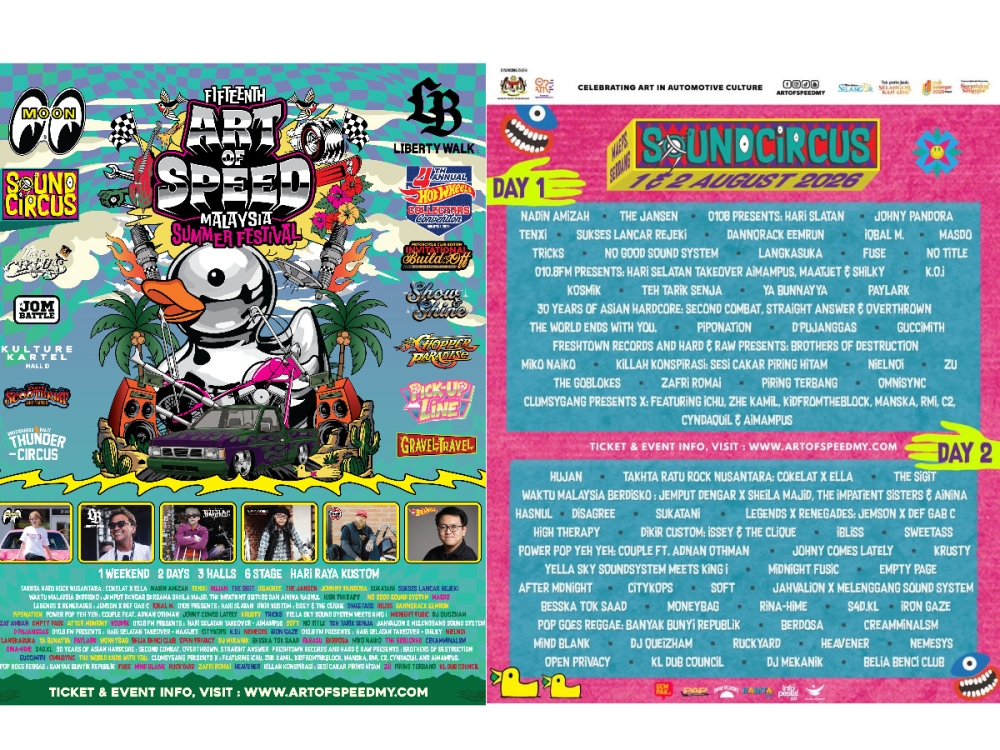 Over 70 acts across six stages in one weekend: What to expect at SoundCircus 2026 in Serdang