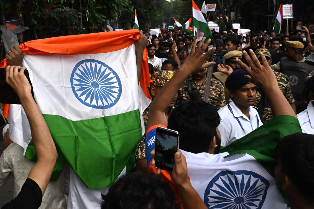 Leaders of India’s youth-led ‘Cockroach’ movement held a second round of talks with government officials on July 24, after Prime Minister Narendra Modi pledged legal reforms and swift punishment for those involved in exam paper leaks. — AFP pic