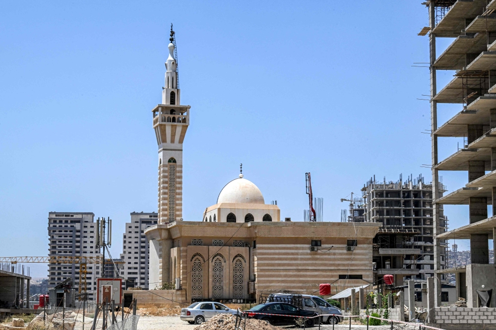 Construction work continues at Marota City, a mixed-use development project in Damascus, on July 22, 2026. Syria’s new leaders are seeking investment to rebuild the economy despite ongoing international sanctions. — AFP pic
