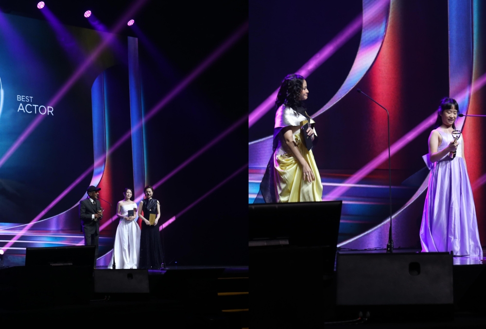 Mahendra Perera won Best Actor for his performance in the Sri Lankan film ‘Riverstone’, while this year’s Best Actress award was shared by Ong Xuan Jing for ‘Ah Girl’ and Lila Gueneau for ‘Silent Rebellion’. — Picture courtesy of MIFFest