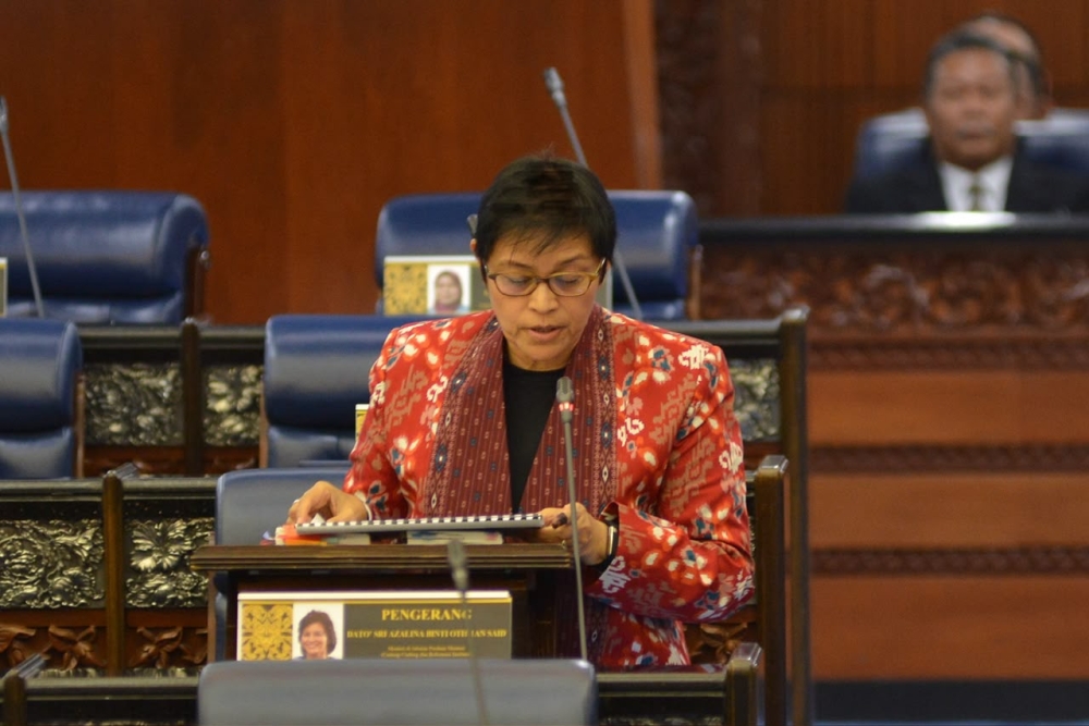 Minister in the Prime Minister’s Department (Law and Institutional Reforms) Datuk Seri Azalina Othman Said tables the Ombudsman Bill 2026. This proposed law will work alongside the Freedom of Information Bill. — Picture courtesy of Datuk Seri Azalina Othman Said’s office