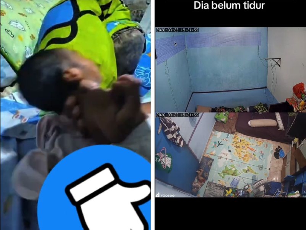 One motorbike, one CCTV and a single father doing whatever it takes to raise his year-old son