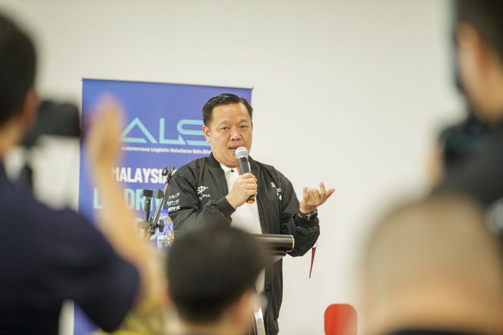 Sidec chief executive officer Yong Kai Ping delivers his speech during the launch of Malaysia’s first Autonomous Vehicle Remote Operations Centre in Cyberjaya, July 31, 2026. — Picture by Raymond Manuel