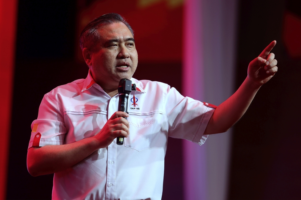 DAP secretary-general Anthony Loke speaks at the Pakatan Harapan Dinner in conjunction with the Negeri Sembilan State Election campaign in Seremban on July 19, 2026. — Bernama pic