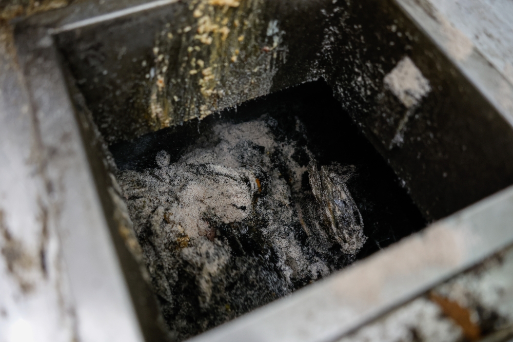 Before processing, all food waste is sorted to remove contaminants such as plastic before being mixed with coconut pulp and enzymes to accelerate decomposition. — Bernama pic
