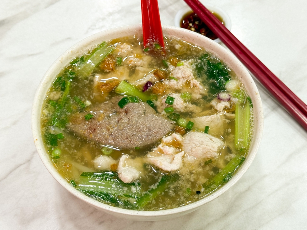 Different variations like this one with smooth pork loin can be ordered — Picture by Lee Khang Yi
