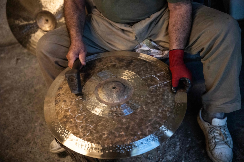 First used by Ottoman military ‘mehter’ bands to frighten and demoralise the enemy, cymbals were a useful tool for an empire on the warpath. — AFP pic