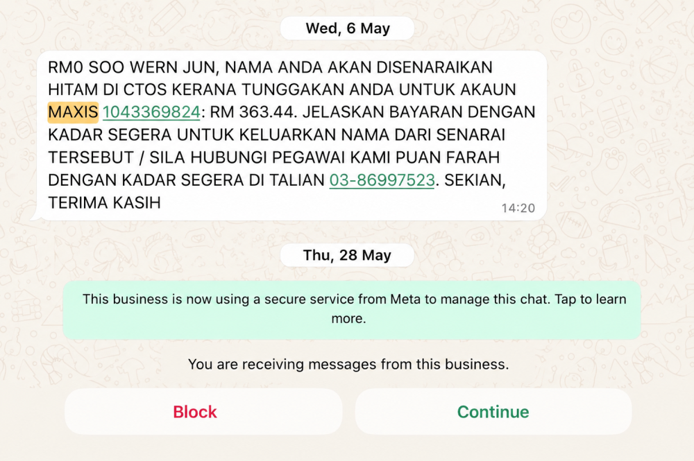 To pursue the matter further, I had to lodge a police report before Maxis could formally open an investigation into what happened and how it happened.