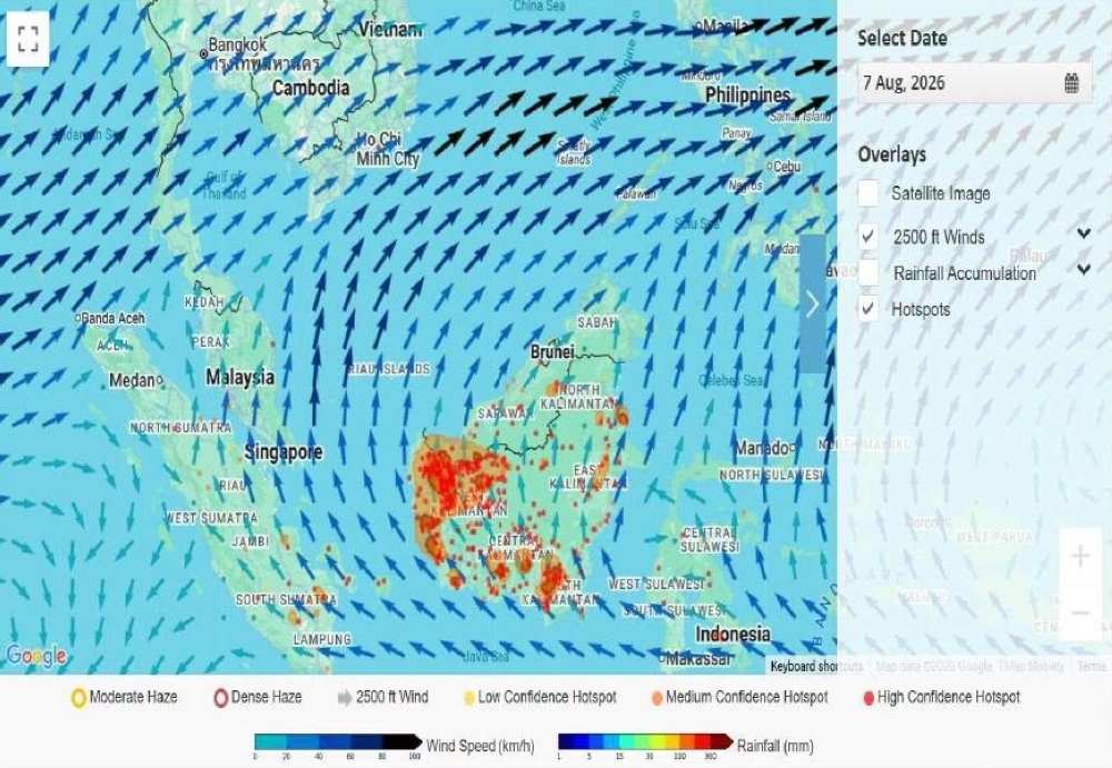 DOE confirms haze movement, unhealthy API hits Serian, Kuching, Samarahan, Sri Aman, Bintulu