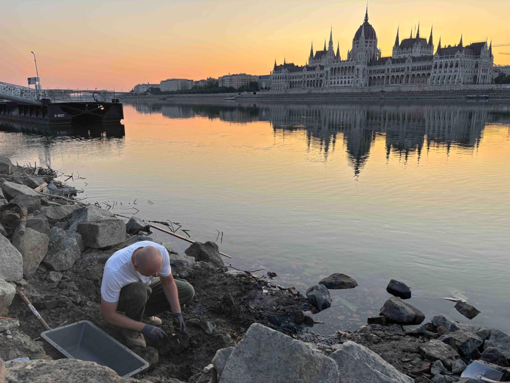 Ghosts of war rise as Danube dries, exposing German soldiers, motorcycle and deadly mines