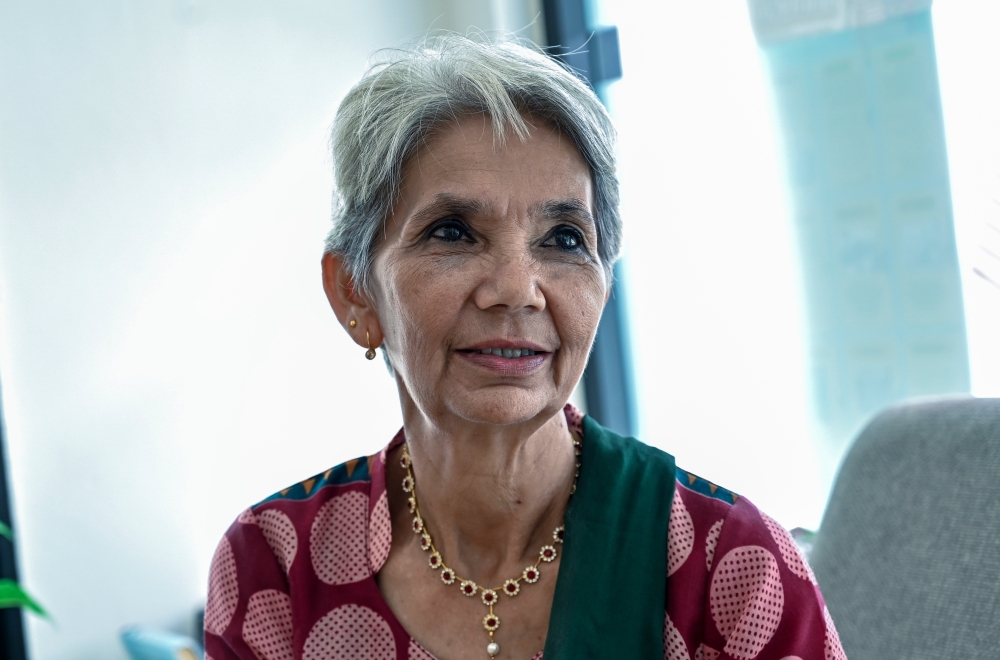 Kuldeep Kaur Mohan Singh, 68, at Halaman Suri Sejahtera Negeri Perak, Ipoh. — Bernama pic