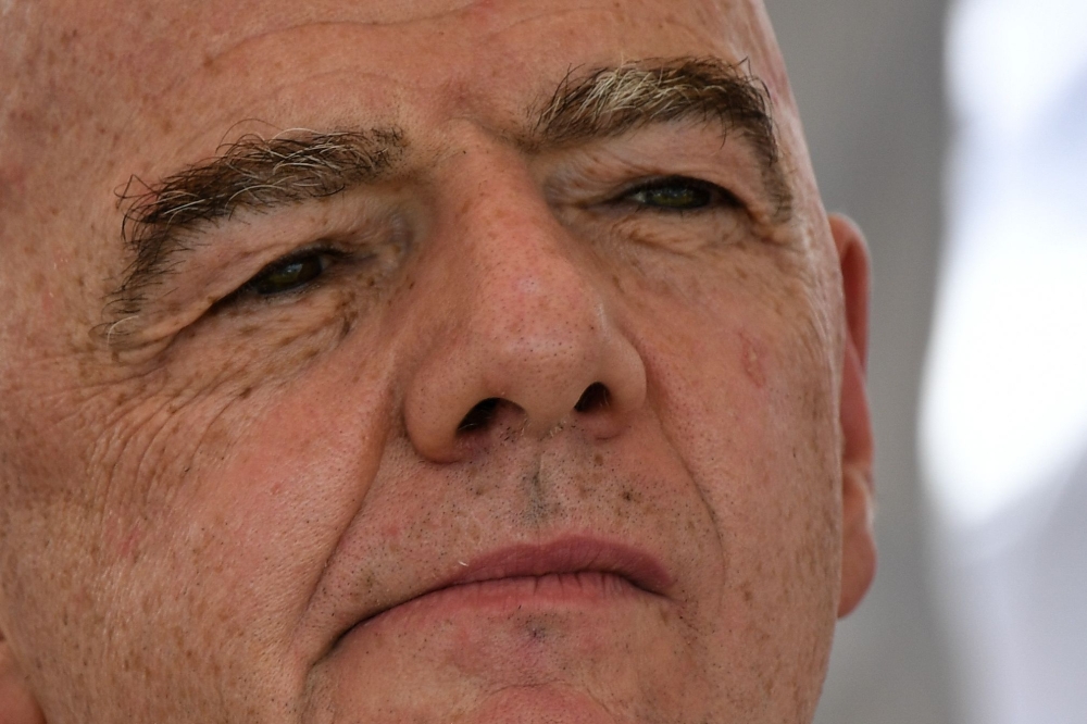 Fifa defends Infantino as latest Uefa promotion allegation adds to pressure over shelved World Cup investment plan