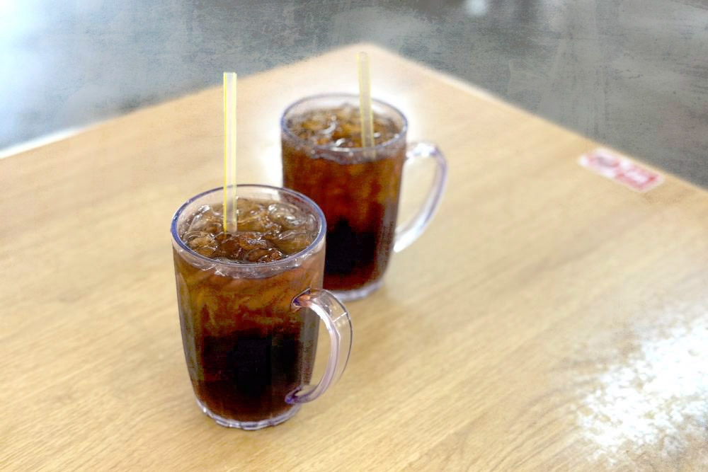 Iced ‘liong cha’ to cool off. — Picture by CK Lim