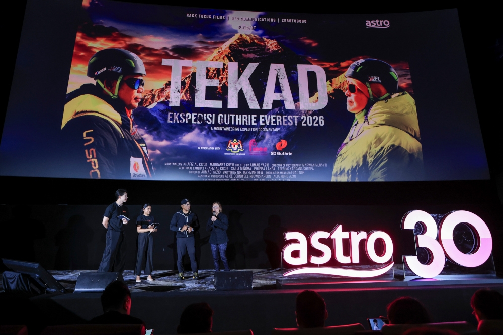 ‘TEKAD: Ekspedisi Guthrie Everest’, documentary set for September release. — Picture courtesy of Astro