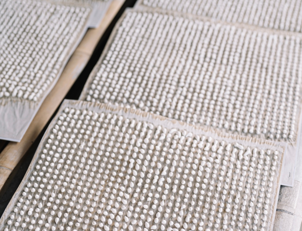 The granules being dried under the sun. — Picture courtesy of Penang Global Tourism