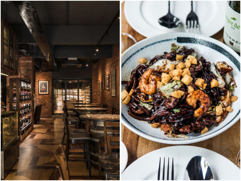 Vintry is one of the first wine bars in Malaysia to focus on featuring an extensive wine collection alongside local food, including its signature Hokkien mee. — Pictures courtesy of Tinkermen Collective
