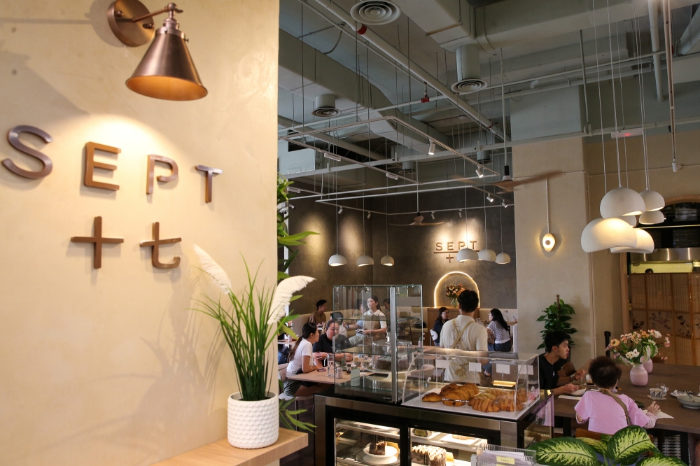 Sept is one of four new casual restaurant brands that Choy has opened in the last two months. A French-Japanese cafe by day and bistro by night, it takes over a space in Seventeen Mall right next to Mellow, also recently revamped by Choy. — Picture by Choo Choy May