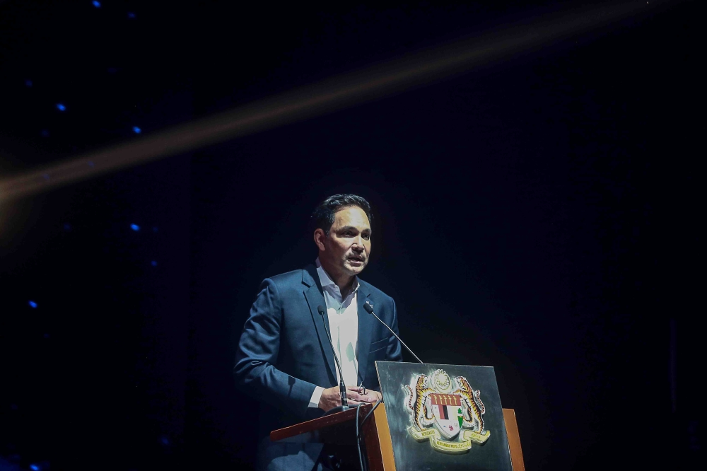 Finas chairman Datuk Hans Isaac described the new building as an important milestone for Malaysia’s creative industry and said the government would retain Finas’ production facilities in Hulu Kelang. — Picture by Sayuti Zainudin