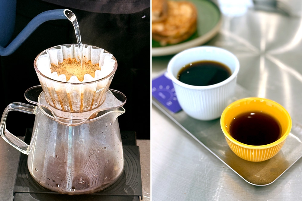 Brewing pour-over coffee. — Pictures by CK Lim