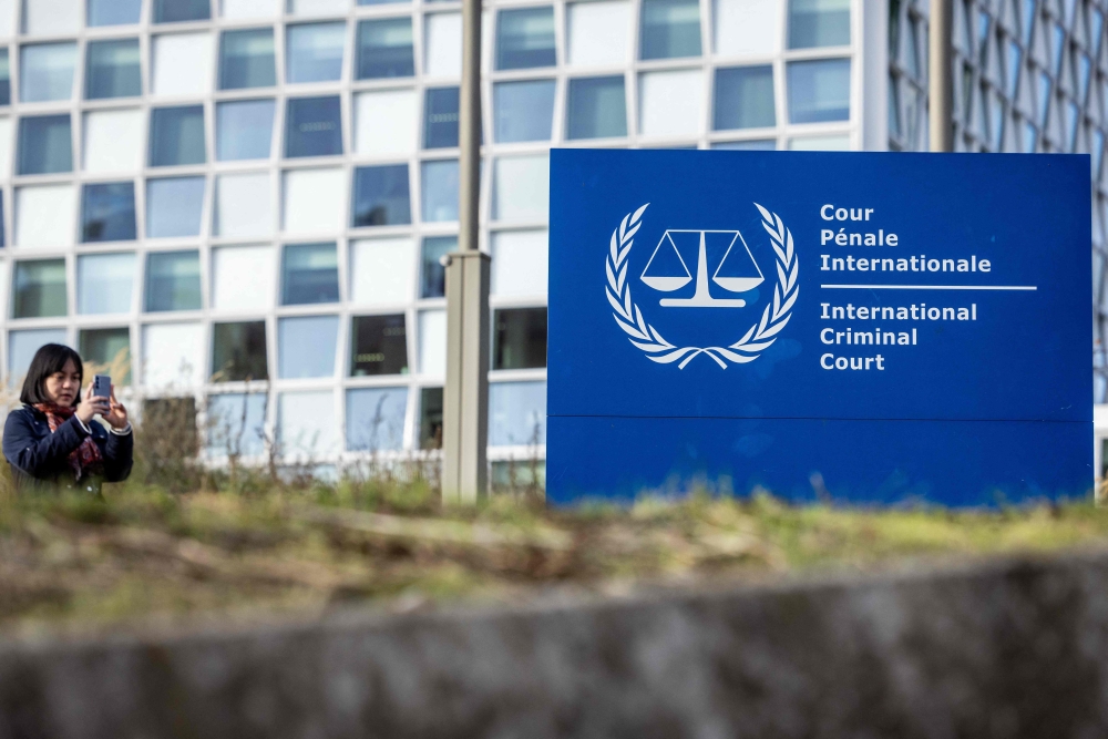 The International Criminal Court in The Hague, where questions over due process and institutional governance have emerged following the removal of Prosecutor Karim Khan. — AFP pic
