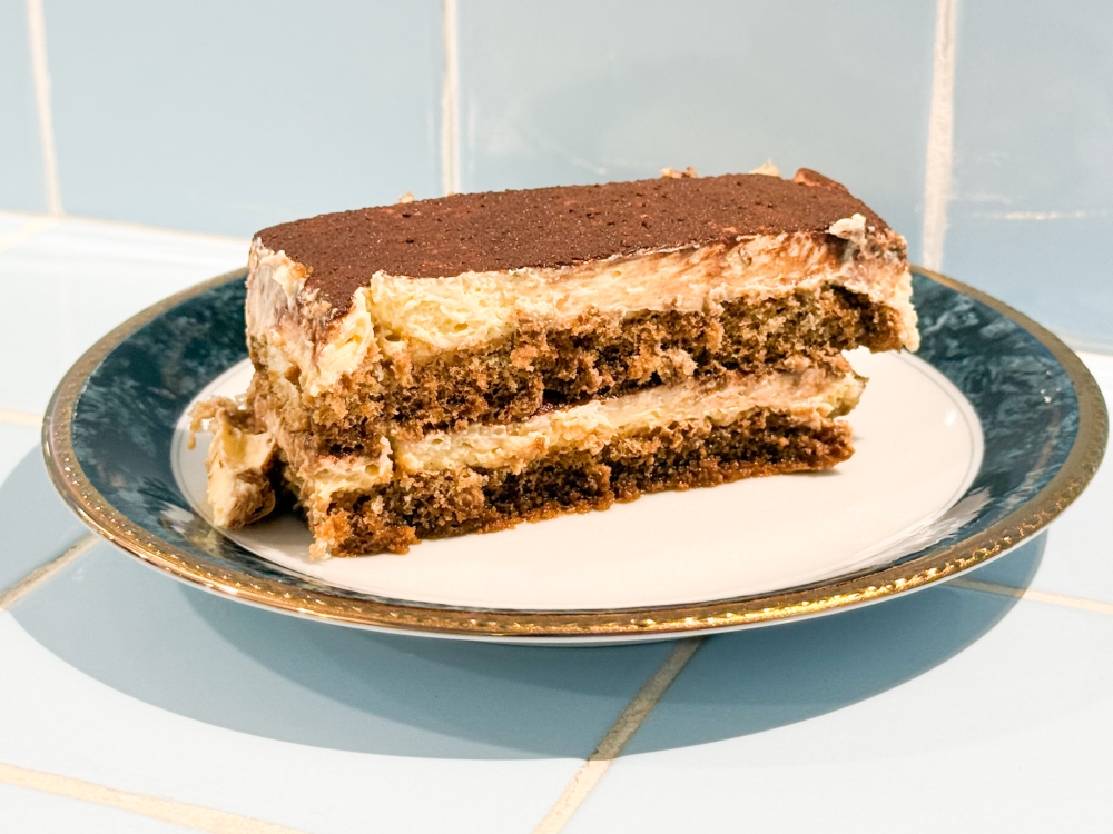 End the meal here with a slice of their tiramisu, which has a coffee-soaked sponge and cream. — Picture by Lee Khang Yi 