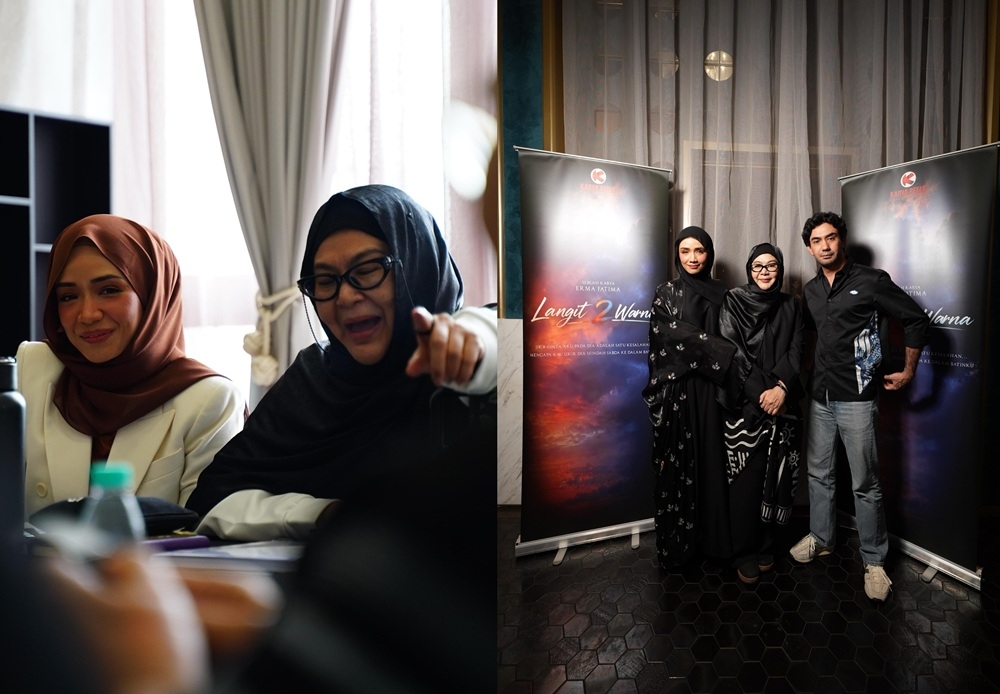 Prominent Malaysian filmmaker Erma Fatima returns to directing after 10 years with ‘Langit 2 Warna’ and Indonesian star Reza Rahadian and acclaimed Malaysian actress Ummi Nazeera attached to the project. — Picture courtesy of Rumah Karya Citra (M) Sdn Bhd