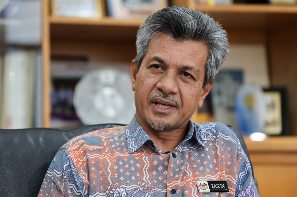 ANM director-general Zaidin Mohd Noor speaks to Malay Mail during an interview. — Picture by Yusof Isa
